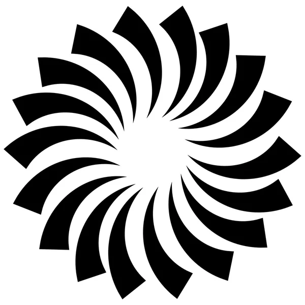Spiral, vortex, swirl or twirl graphic — Stock Vector