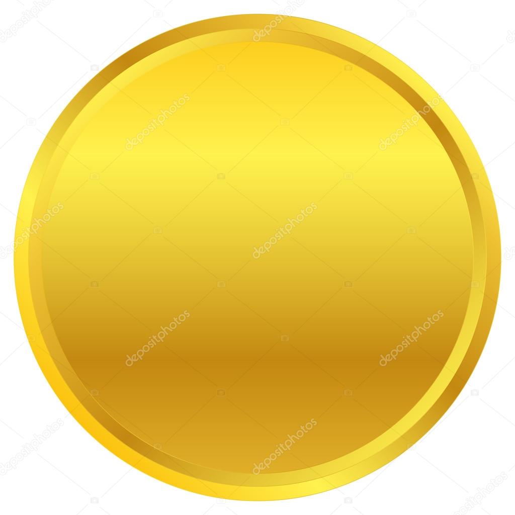 Golden circle badge