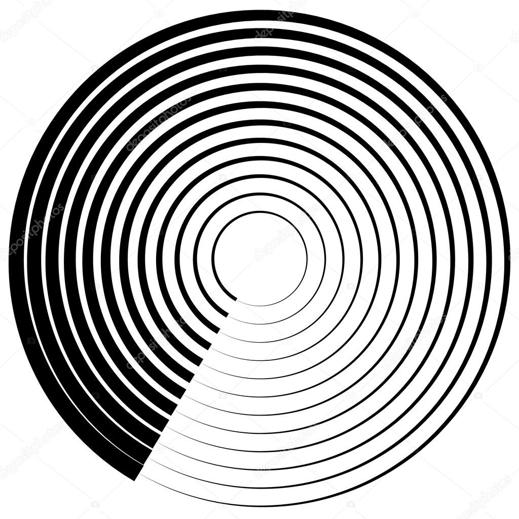 Abstract circular element