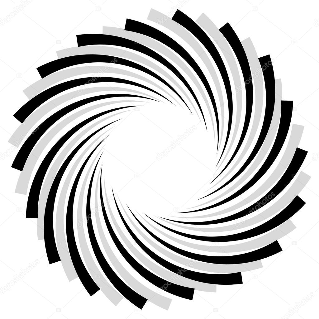 Spiral, vortex, swirl or twirl graphic
