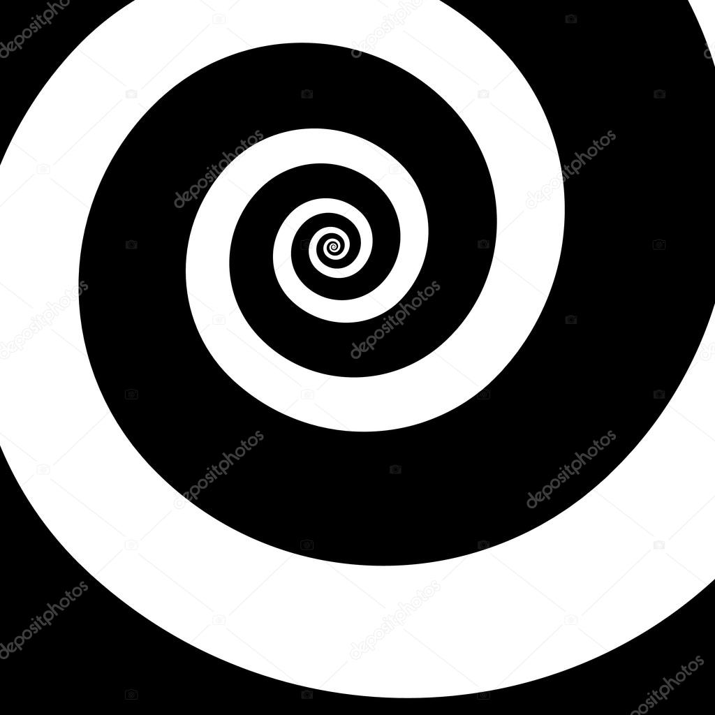 abstract spiral shape set