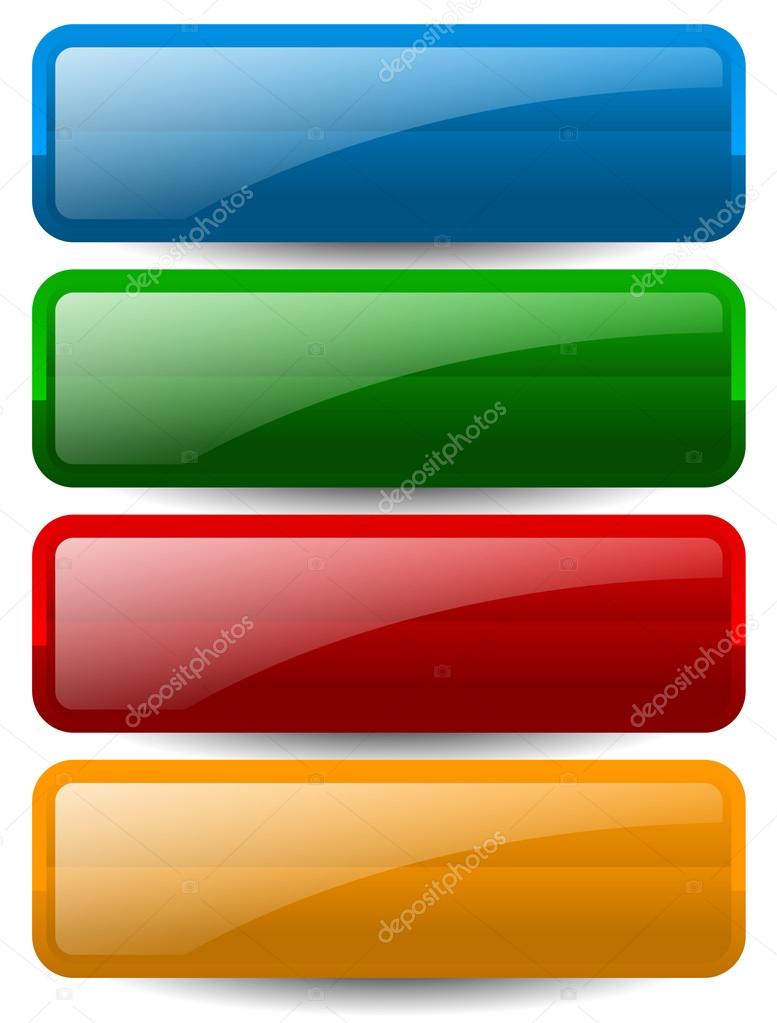 Set of banners or buttons
