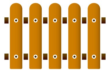 Klasik kırsal, ahşap çit