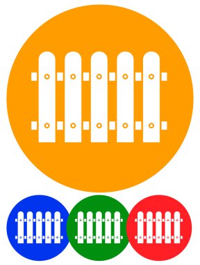 Klasik kırsal, ahşap çit