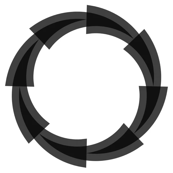 Elemento de hilado circular abstracto . — Archivo Imágenes Vectoriales