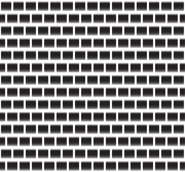 Muster schwarzer Quadrate — Stockvektor