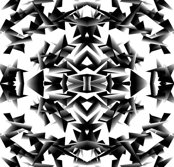 Абстрактная черно-белая композиция — стоковый вектор