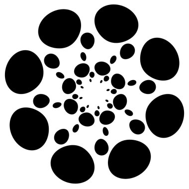 soyut daire şekiller öğesi