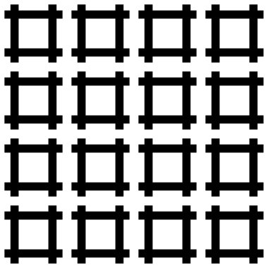 kılavuz kareler soyut desen