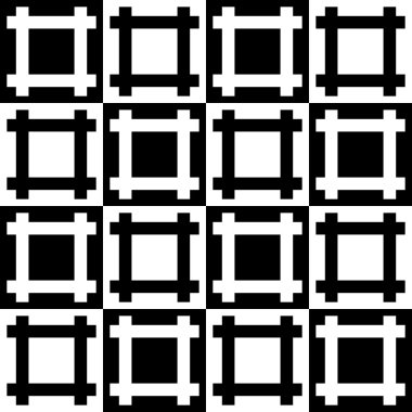 kılavuz kareler soyut desen