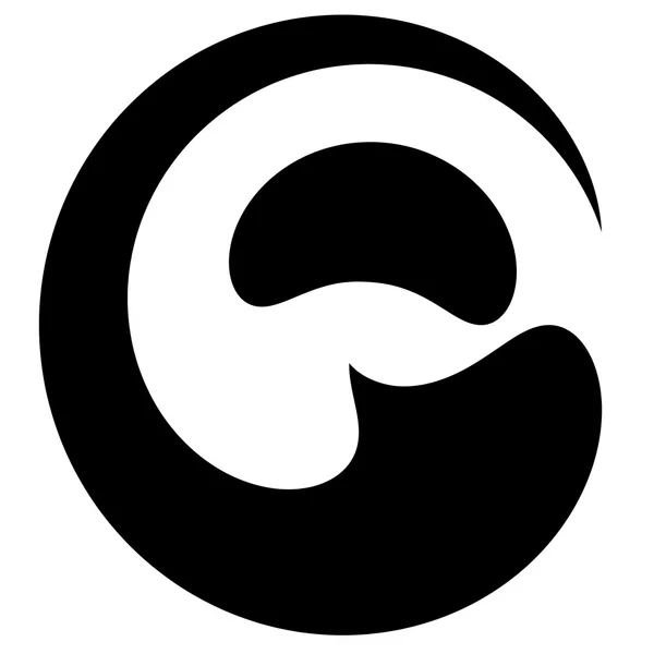 Abstrakt cirkulär spiral form — Stock vektor