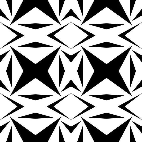 Abstrakt monokrom mönster — Stock vektor