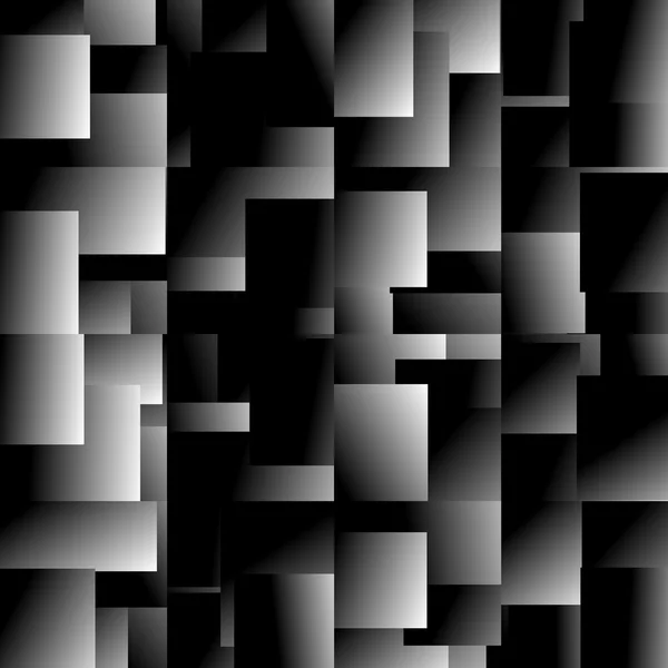 Patrón monocromático abstracto — Archivo Imágenes Vectoriales
