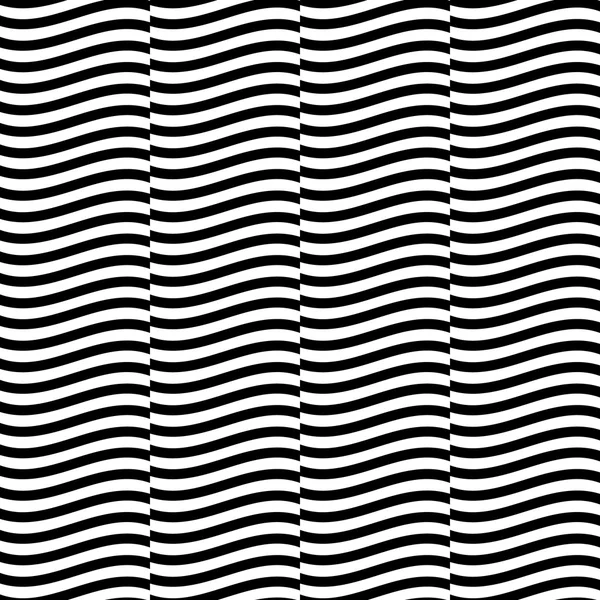 Abstracto patrón de líneas onduladas — Vector de stock