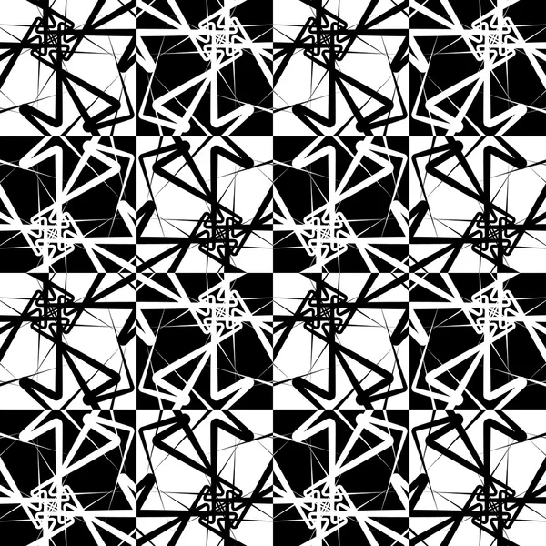 Abstrakt slumpmässig linjer mönster — Stock vektor