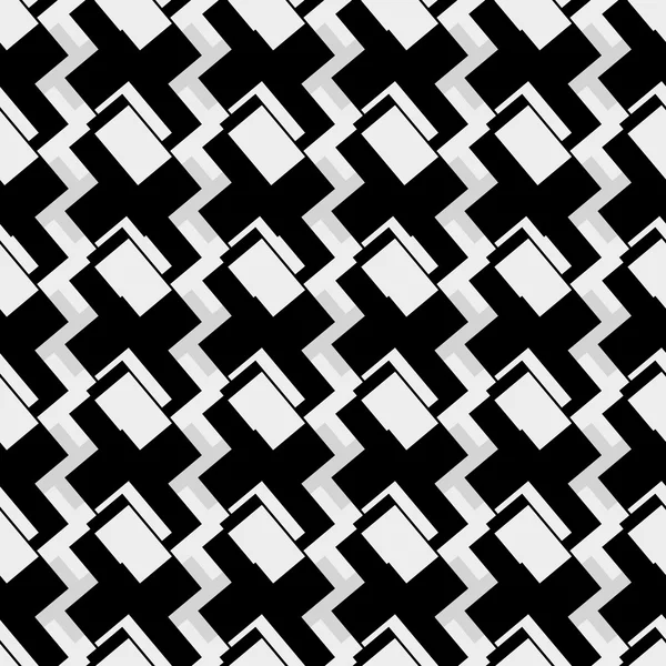 Fondo geométrico blanco y negro — Vector de stock