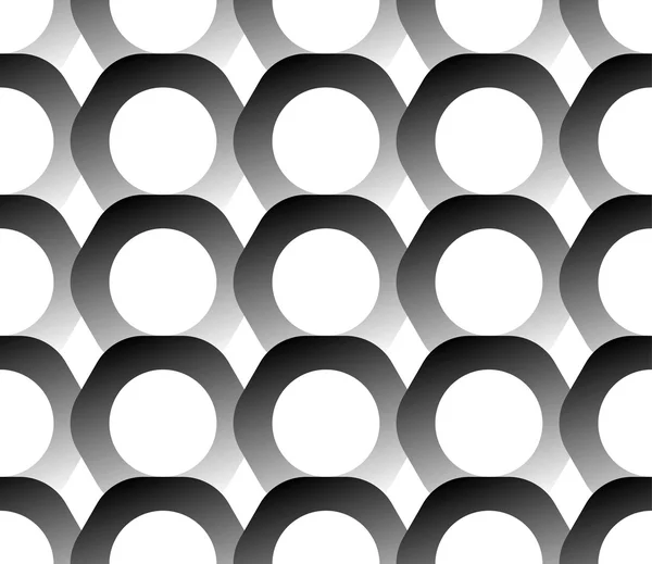抽象的な白黒パターン. — ストックベクタ