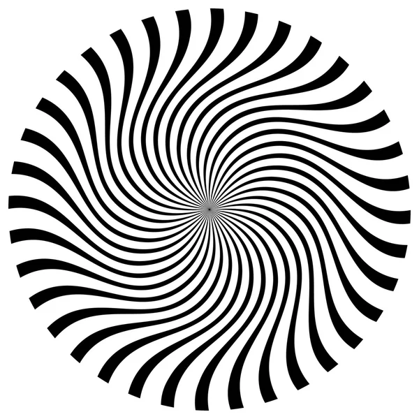 Elemento espiral circular abstracto — Archivo Imágenes Vectoriales