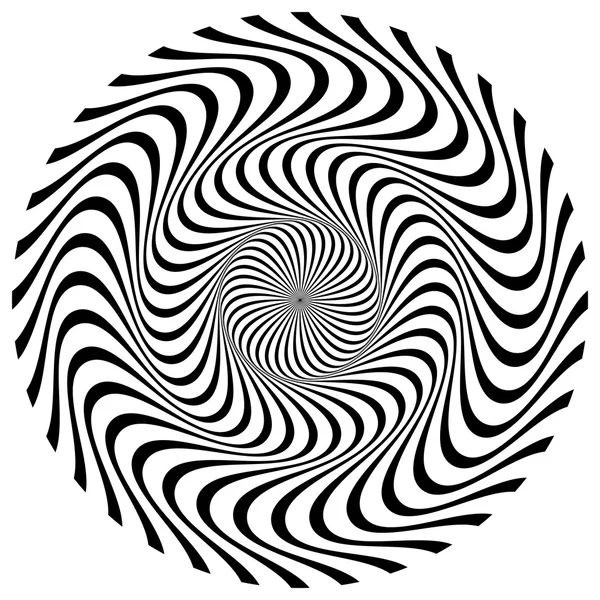 Elemento espiral circular abstracto — Vector de stock