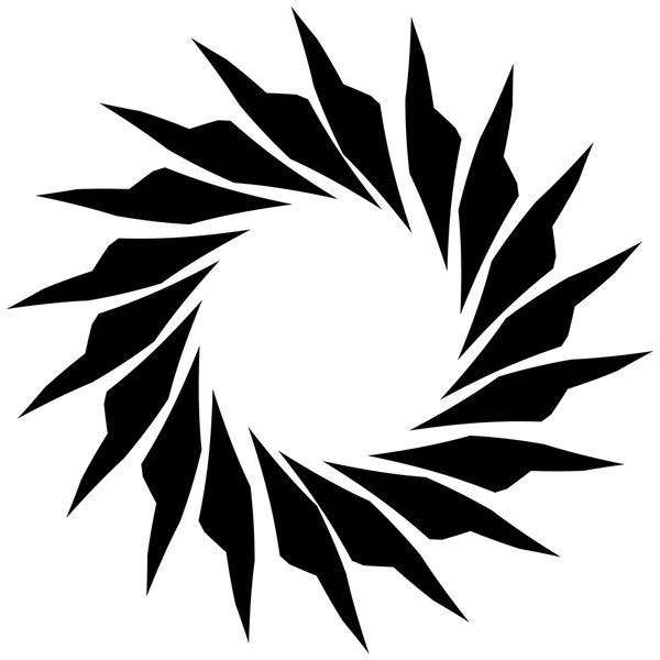Graphiques abstraits en spirale — Image vectorielle