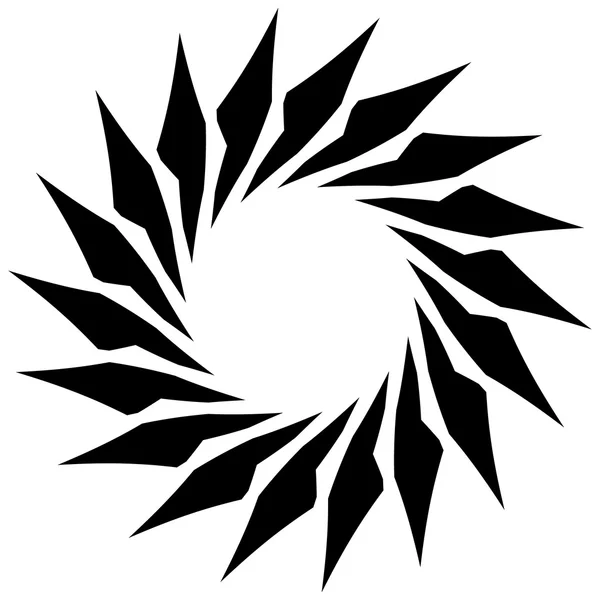 Gráficos espirales abstractos — Vector de stock