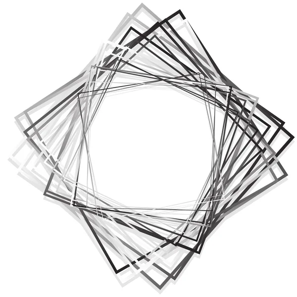 Абстрактный элемент квадратов, форма — стоковый вектор