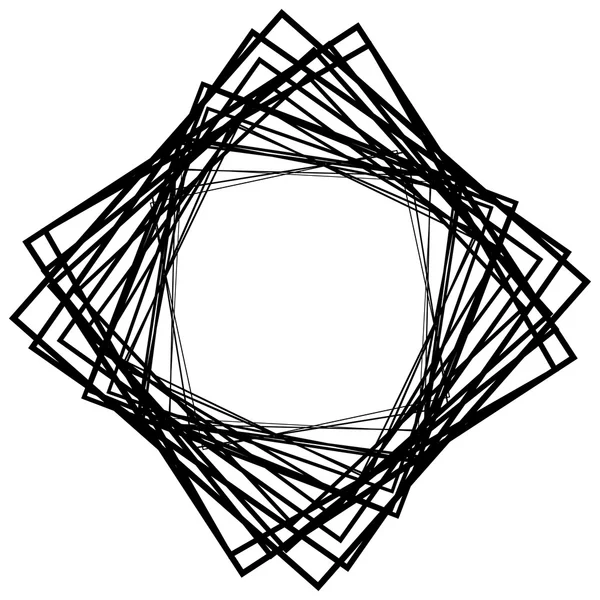 抽象的な正方形要素、図形 — ストックベクタ