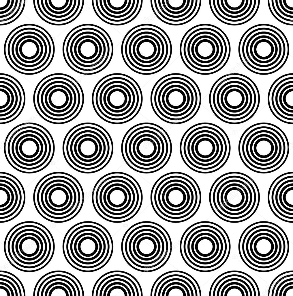 abstract concentric circles pattern