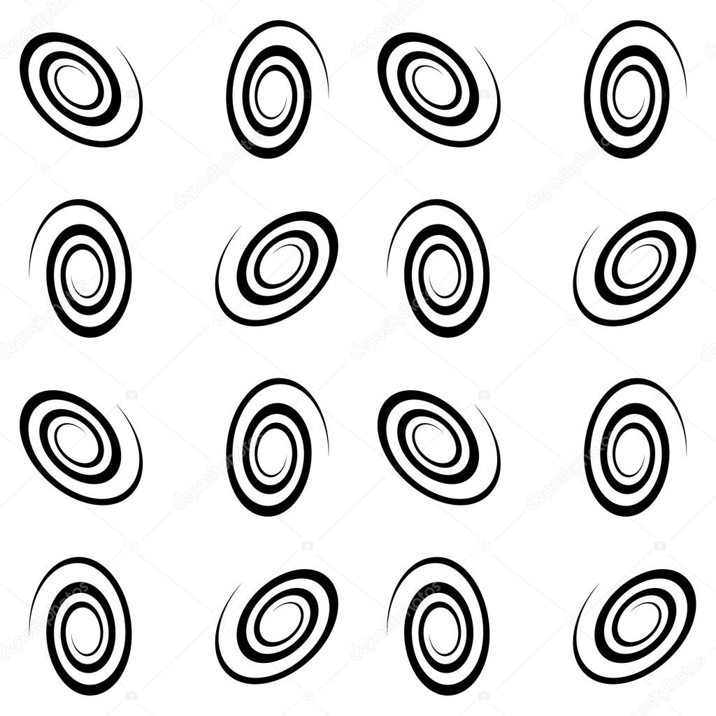spiral shapes abstract pattern