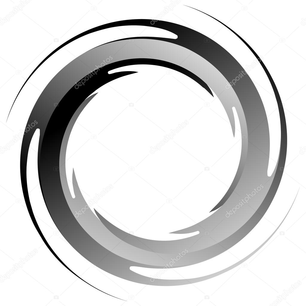 Abstract spiral graphics
