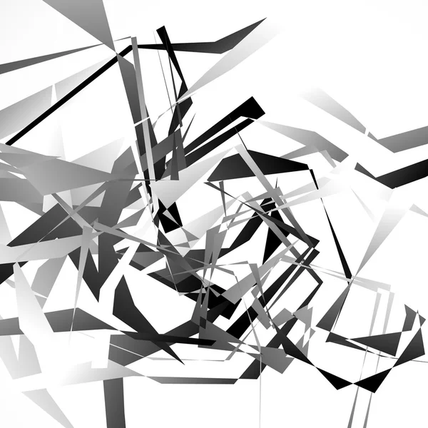 エッジの効いた形状の抽象的な背景 — ストックベクタ