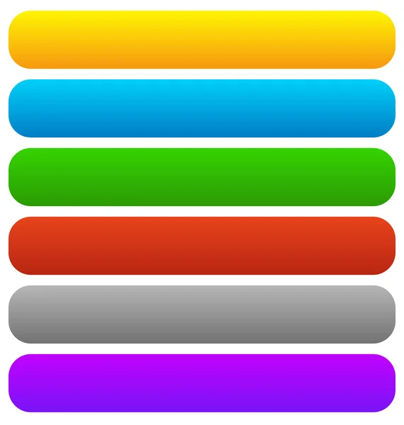 De achtergrond van de banners van de knop Set — Stockvector