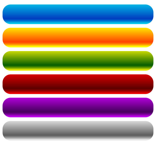 Set of rectangular buttons