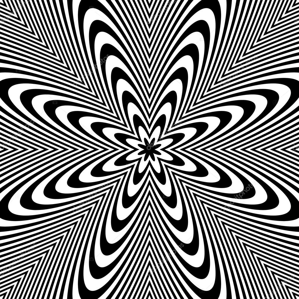 Abstract background with radial lines