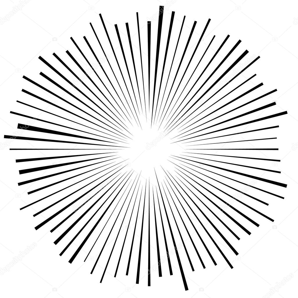 abstract radiating lines background