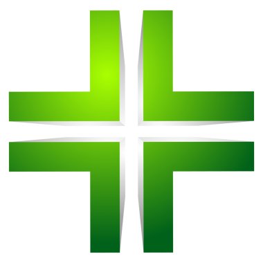 3D çift çapraz simgesi