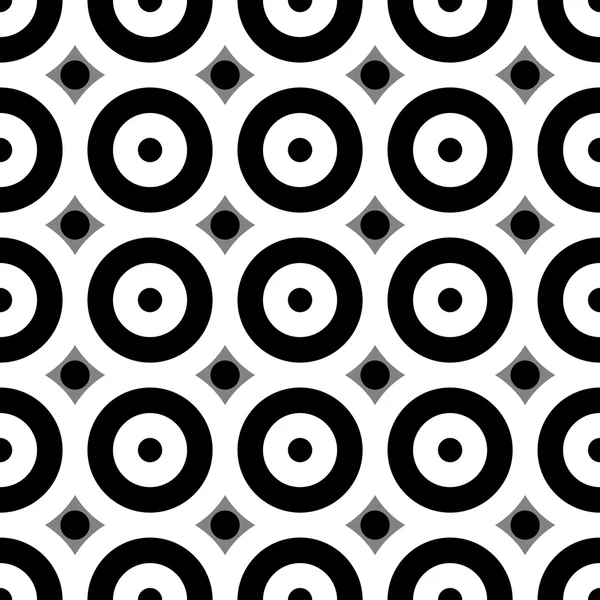 Pattern with concentric circles. — Stock Vector