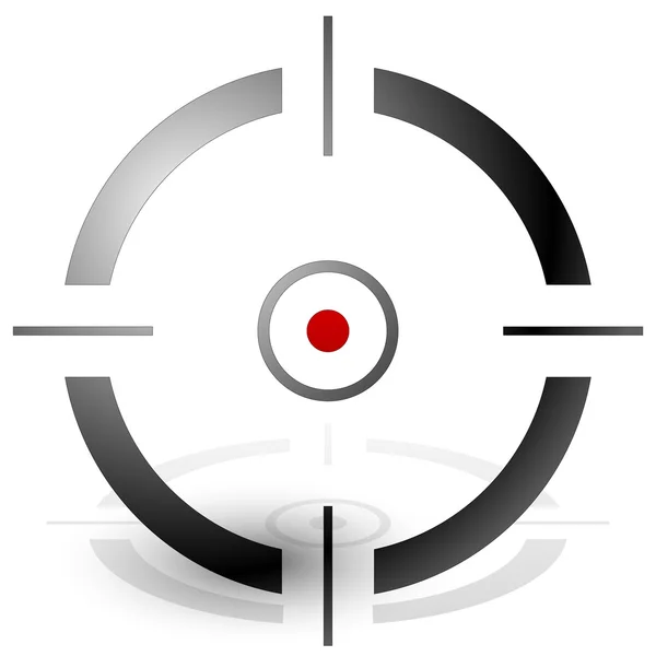 Crosshair, marca de objetivo — Vector de stock
