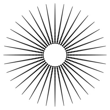 Soyut Radyal noktalar öğesi.