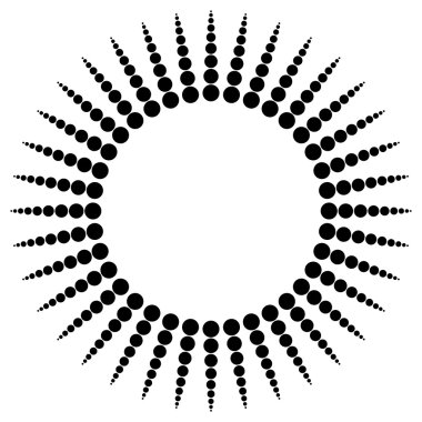 Soyut Radyal noktalar öğesi.