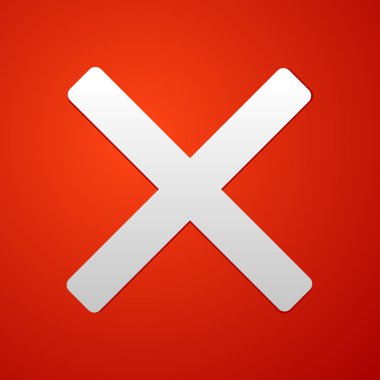 Kırmızı yasaklanması, kısıtlama işareti.