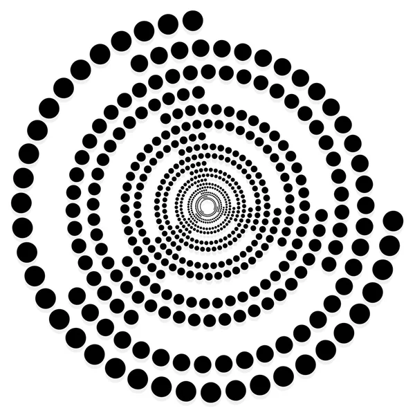 Circular dotted shape — 图库矢量图片
