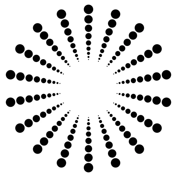 抽象的な点線要素 — ストックベクタ