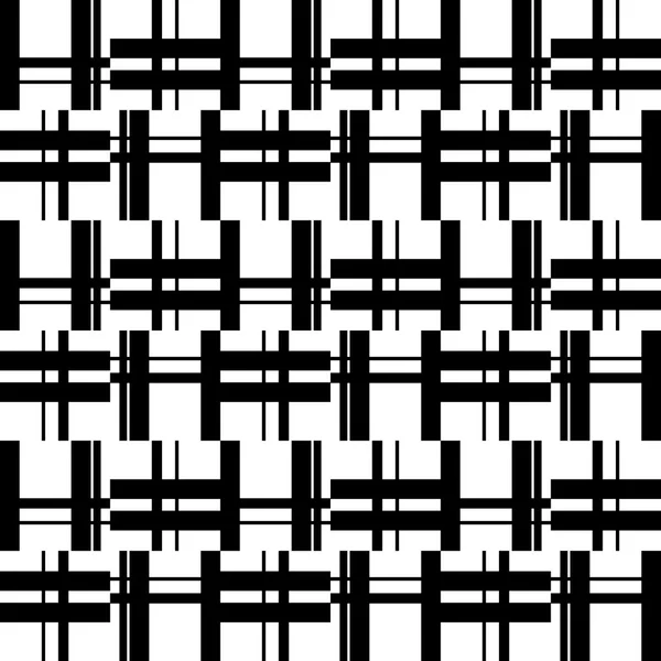 Abstracte zwart-wit patroon — Stockvector