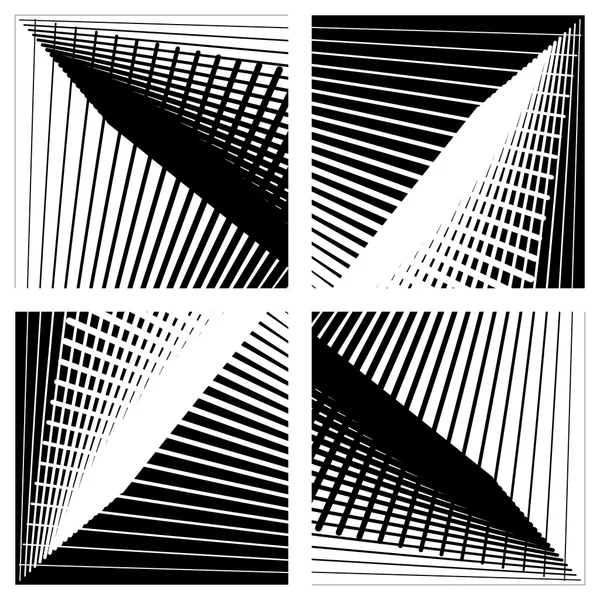 Muster mit sich überschneidenden Linien — Stockvektor