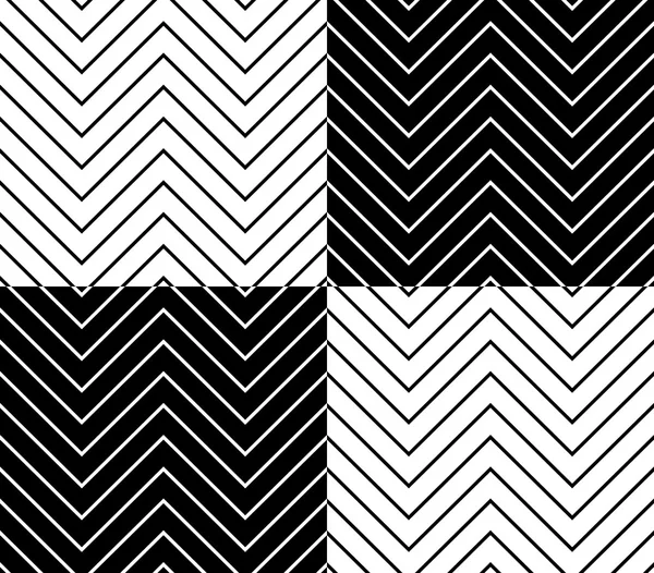 Muster abstrakter Zick-Zack-Linien — Stockvektor