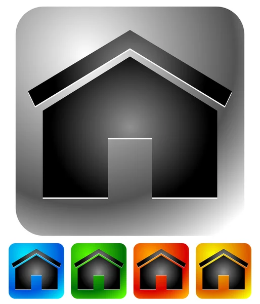 Conjunto de casa, ícones da casa — Vetor de Stock