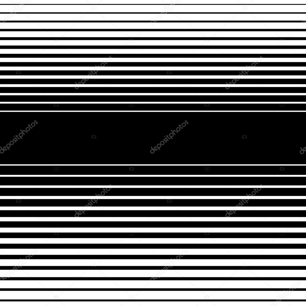 Straight, horizontal lines pattern.