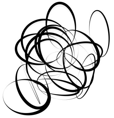 rasgele daireler soyut öğe