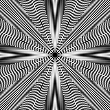 Soyut patlama Radyal desen